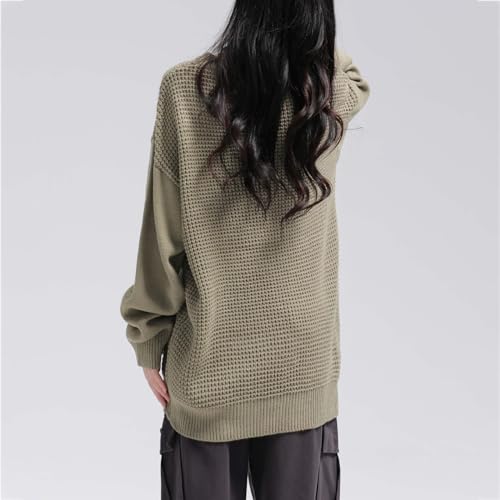 Pull homme col rond ample et épais pour un style décontracté - 4