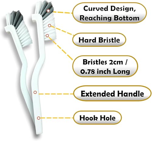 Image of 14 PCS Crevice Cleaning Brush & Scrubber Pad Set - Wire, Nylon & Brass Brushes with Ergonomic Handles & Multi-Layer Scrub Pads for Deep Cleaning Kitchen,Bathroom,Grout,Sink,Bottle,Grill,Car