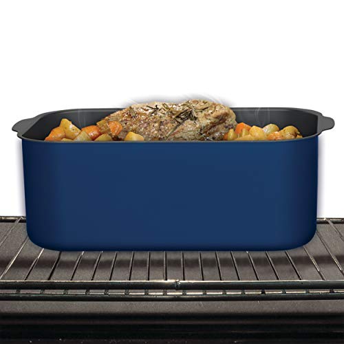 West Bend 87905B Slow Cooker Large Capacity Non-stick Variable Temperature Control Includes Travel Lid and Thermal Carrying Case, 5-Quart, 760 watts, Blue - Thumbnail 5