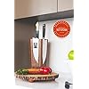 360 Knife Block - (Walnut) ROTATING Magnetic knife block - SeriousEats/ATK/Cooksillustrated BEST Universal Knife Block - handmade in Washington