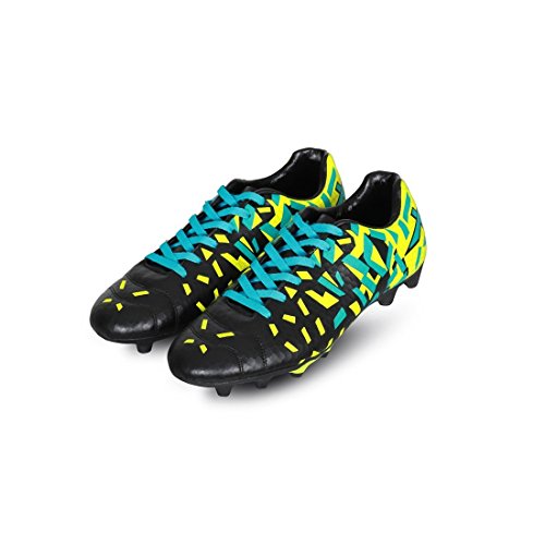 Image of Vector X Chaser Kids Football Shoes (Orange-Black-Firozi)