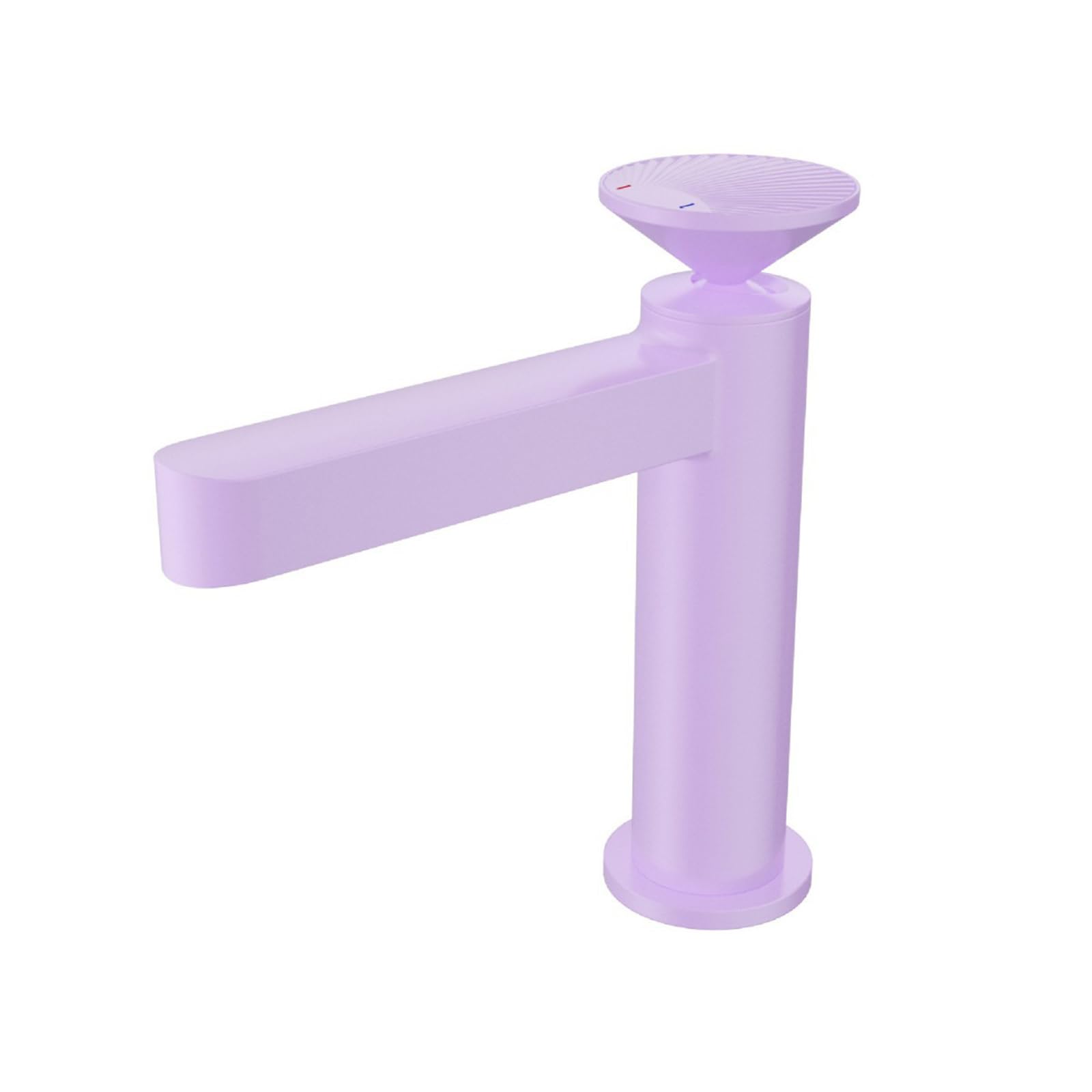 Biaoteng Purple Brass Mixer Tap Bathroom Sink 2 Mode Hot And Cold Bathroom Basin Mixer Taps 1 Hole For Bathrooms