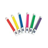 SWIMLINE Dive Flex Sticks Toys 6-Pack Weighted Catch and Retrieval Game for Swimming Pool & Bath Tub for Kids Multi Color Rings Underwater Dive Practice Education Learn