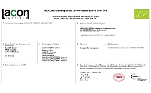 Saunaaufguss Bergbad Bio Zirbe Pur 100ml Sonntagssköl
