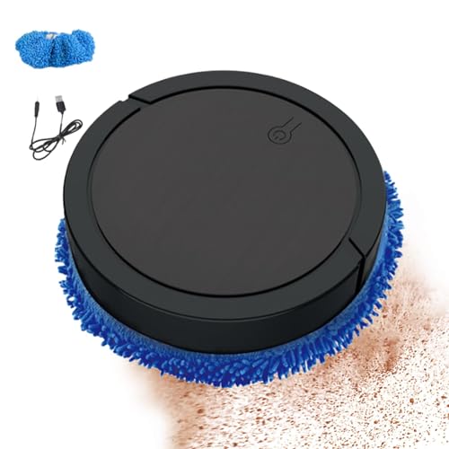 Automatic Mop Robot,Quiet Electric Mopping Machine - Purpose Wet Dry Mop Flooring Cleaning Mop for Kitchen, Meeting Room