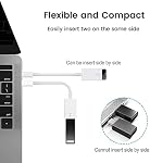 USB C to USB Adapter [2 Pack],Type-C (Thunderbolt 3 Compatible) to USB 3.0 OTG Cable Adaptor for iPhone 17/16/15/Pro/Max/Plus, Samsung S25/S24/S23, MacBook Pro/Air, iPad Pro - White