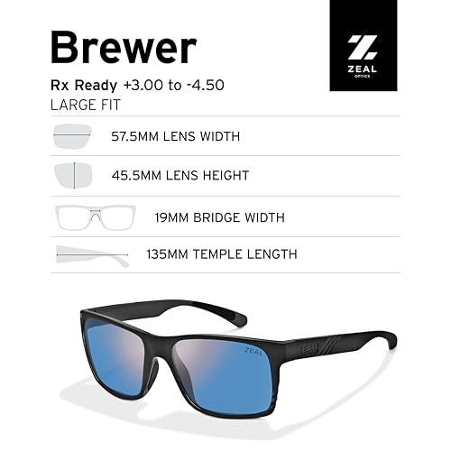 Zeal Optics Brewer | Plant-Based Polarized Sunglasses for Men & Women4