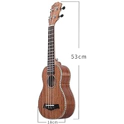 Ukulele Acoustic Ukulele Hawaii Guitar Guitar Instrument 21 inch Mahogany Ukelelen 4-String Piano (Color : Natural… - Les Beatles, Paul McCartney, John Lennon, RIngo Starr, George Harrison Ukulele Acoustic Ukulele Hawaii Guitar Guitar Instrument 21 inch Mahogany Ukelelen 4-String Piano (Color : Natural… – Image 2