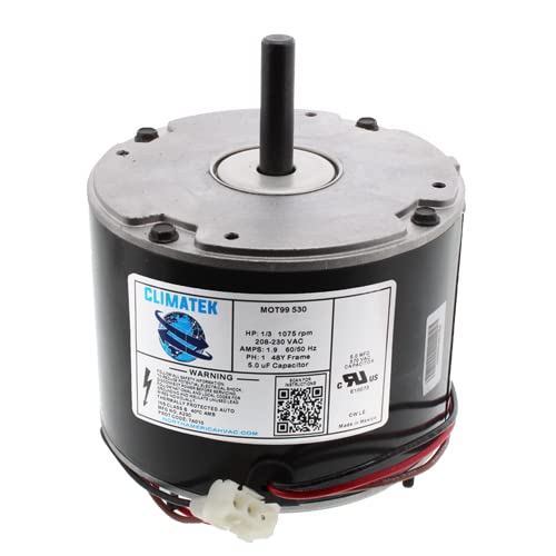 Climatek Upgraded 1/3 Hp Condenser Fan Motor Directly Replaces Emerson Us Motors K55Hxgdd-8119 #TOP26