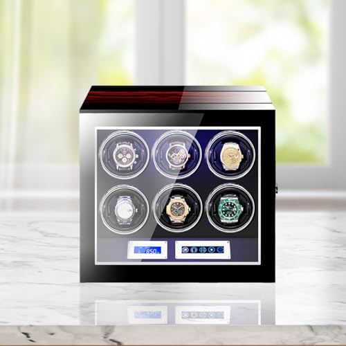 Caja giratoria para relojes automáticos que elimina el reinicio manual con motor ultra silencioso 3