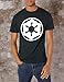 Star Wars Men's Empire Emblem Symbol Graphic T-Shirt, Black, XXL
