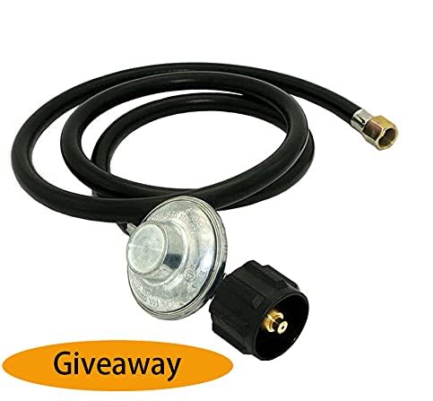 review ARTDOU Heating & Make Coffee 2 in 1 Tent Heater Car Heaters Camping Portable Outdoor Propane Heater with Propane Hose Personal Heating Stove for Garage Marine Cabin、 Fishing Hiking Hunting