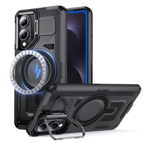 Coque Samsung S25 Edge MagSafe avec bague de protection caméra et blindage militaire