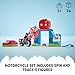 LEGO DUPLO Marvel Spin's Motorcycle Adventure Building Toys Playset - Spidey and His Amazing Friends Toys for Toddlers, Boys & Girls, Ages 2+ Years - Gift for Christmas - 10424