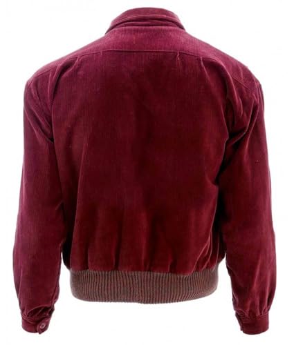 Men's Jack Nicholson Corduroy Jacket Shinning Costume Halloween Bomber3