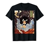Magician Man of the fire Warabi Kuniyoshi - Arte retro japonés Camiseta