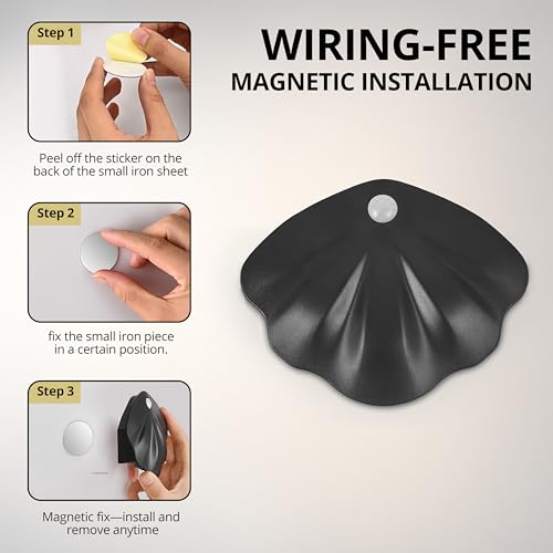 Image of Gesto Rechargeable Motion Sensor Night Light, Magnetic LED Wall Lamp, USB-C Wireless Closet Light, Motion Activated Under Cabinet Light with 3 Color Temperatures for Bedroom, Kitchen, Hallway & Stairs