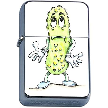 Awesome BIC Pickle Lighter with Flip Top Design