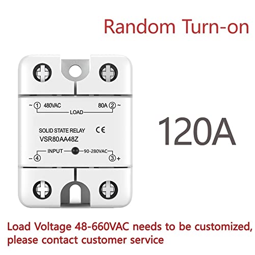 Module SSR 120A Commutation Aléatoire Sortie AC24-480V Haute Performance pour Chauffage