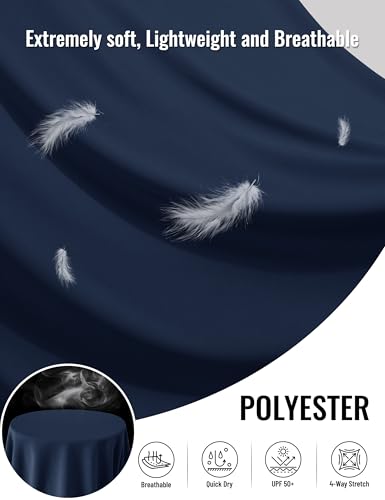 TACVASEN Women's Short Sleeve Workout Top Quick Dry Breathable V Neck Athletic Tee Shirt Dry Fit Gym Sports Activewear Navy M