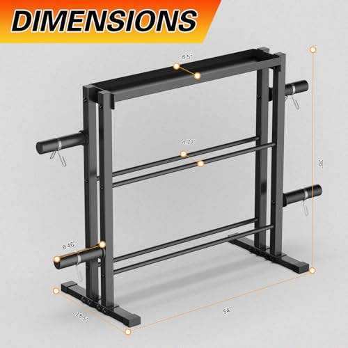 WINNOW Dumbbell Rack, 3 Tier Weights Storage Rack for Dumbbells, Weight ...