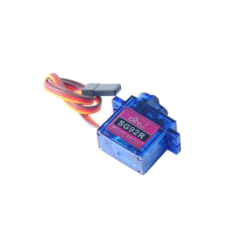 SG92R Lot de 5 micro servomoteurs 9 g Angle réglable de 270 degrés pour modèle d'avion radiocommandé nécessitant une largeur d'impulsion 500-2500
