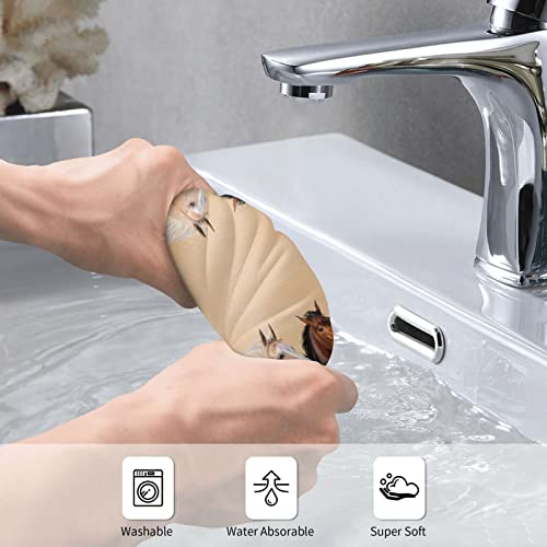 Snrfory Fingertip Towel Horse Large Hand Towel For Bathroom Kitchen Spa (15.7X27.5 Inch) #TOP2