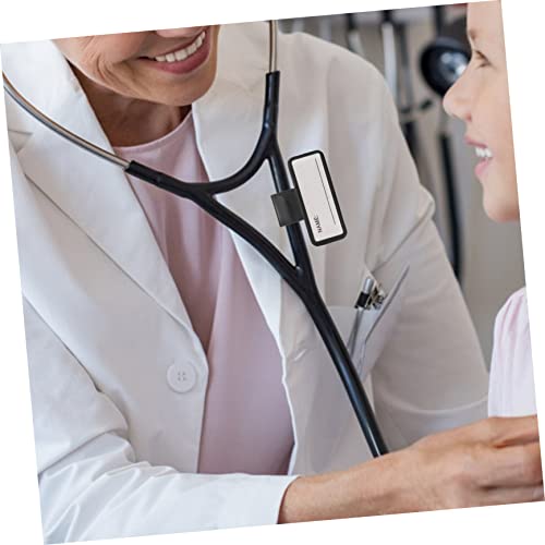 Étiquettes identification pour stéthoscope à installation facile sur tubes avec clip réutilisable - 7