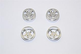 GPM For XMods Evolution Touring Upgrade Parts Aluminum Front & Rear Bold Rims (Star) - 4Pcs Set (Ridge) Silver