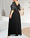 Plus Size Formal Dresses Black Evening Gowns Sequin Sparkly Women Prom Gala Mother Elegant Long Dress with Sleeves 2025