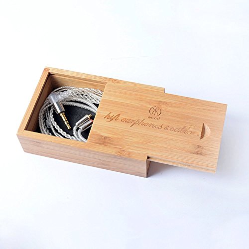 Hellodigi Upgrade Oortelefoon Kabel, 4Core 5N Sliver Plated Koper Vervanging Upgrade Beugel, Afneembare MMCX Kabel voor… - Afbeelding 8