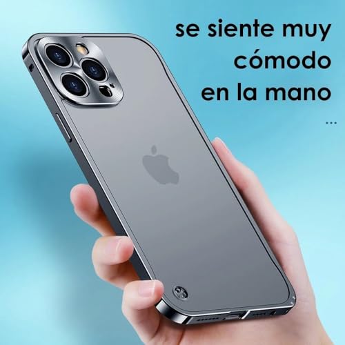Coque antichoc iPhone 16 Pro Max aluminium noire et protection objectif - 4
