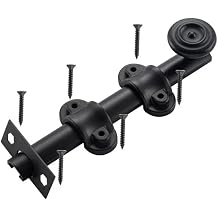 HOME MASTER HARDWARE 6 Inch Dutch Door Bolt and Latch, 1 Pack Oil Rubbed Bronze Slide Bolt Lock for Interior Dutch Doors, Barn Doors, Wooden Fence, Patio Doors