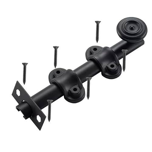 HOME MASTER HARDWARE 6 Inch Dutch Door Bolt and Latch, 1 Pack Oil Rubbed Bronze Slide Bolt Lock for Interior Dutch Doors, Barn Doors, Wooden Fence, Patio Doors