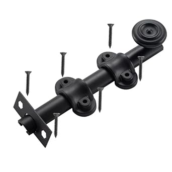 HOME MASTER HARDWARE 6 Inch Dutch Door Bolt and Latch, 1 Pack Oil Rubbed Bronze Slide Bolt Lock for Interior Dutch Doors, Barn Doors, Wooden Fence, Patio Doors
