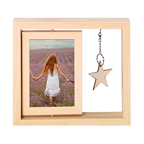 Xuyuan Fotos flotantes giratorios - Marco Fotos Madera...