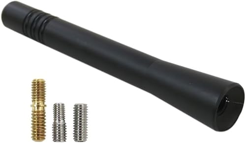 AL3Z-1881-3A - Mástil de antena de aluminio negro corto de 4 pulgadas, repuesto AMFM para Ford F150 Lariat 2017 Pickup de cabina extendida de 4