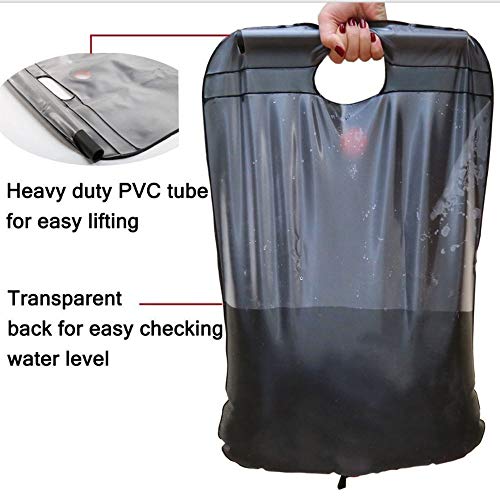 Xunmaifbt Solar Camping Shower Bag, 20L Foldable Shower Bag Solar Energy Heated Pvc Water Bag For Outdoor Camping Climbing Bbq Picnic Bathing #TOP1