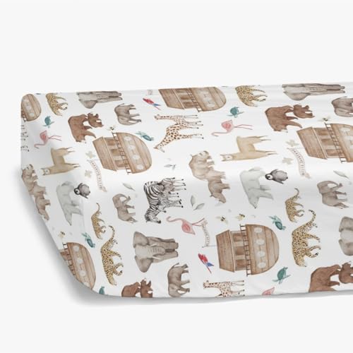 HawSkgFub Noah’s Ark Animal Boat Religious Fitted