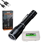 Fenix TK30R Long Throw Tactical LEP Flashlight, USB-C Rechargeable 1640 Yards Beam Throw with EdisonBright Charging Cable Carrying case