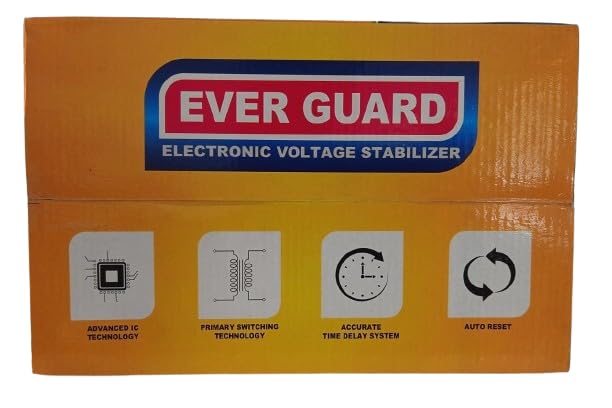 Image of EVER GUARD Voltage AC Stabilizer 5 KVA 0.8 Ton /1 Ton /1.5 Ton /2 Ton Air Conditioner- EG 5KVA /Wall Mounted 5kv stabilizer- for All AC-Inverter and Non Inverter AC with 3 Year Warranty |