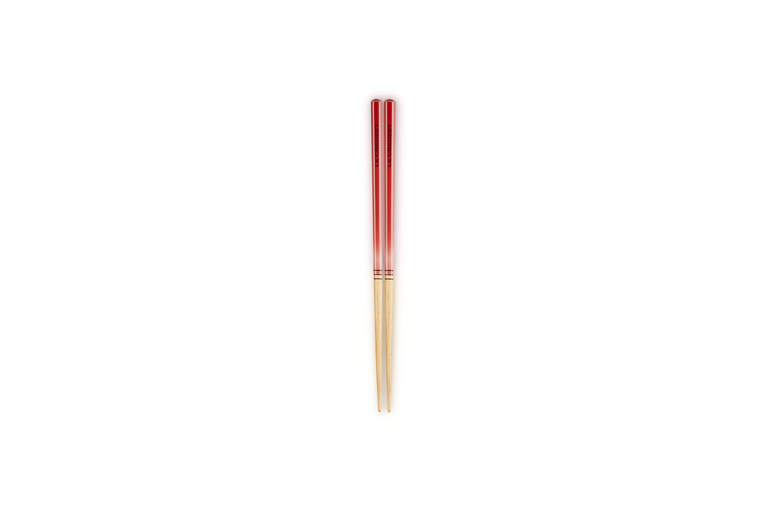 Le Creuset Children's Chopsticks, Cherry Red, Made in Japan