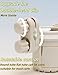 3-in-1 Stroller Cup Holder, Baby Stroller Accessories with Bottle Holder, Phone Mount, and Drink Caddy for Strollers, Perfect for Parents on The Go (Beige)