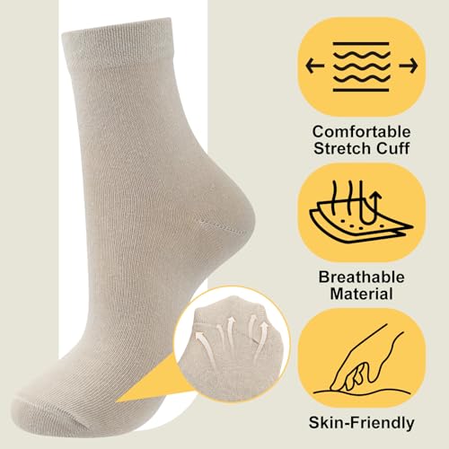 5 Pairs Thin Breathable Organic Linen Socks for Men All-natural Linen Moisture-wicking Organic Hemp Socks Men Women4