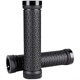 Puños de bicicleta, bloqueo ergonómico MTB Ciclismo (negro)