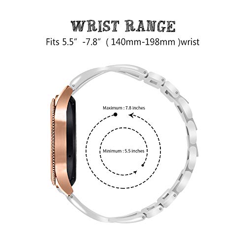 Correa de Metal Compatible con Reloj Inteligente P66 miniatura 3