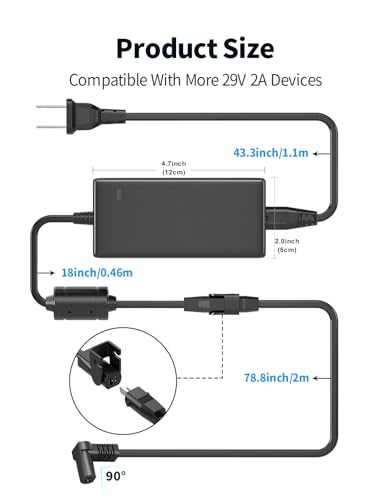 4-Piece-Power-Recliner-Power-Supply-for-Recliner-Lift-Chair-and-Sofa-Universal-Dual-Power-Supply-Transformer-with-2-pin-29V-2A-Power-Adapter-DC-Extension-Cable-Y-Splitter-Cord-and-AC-Power-Cord