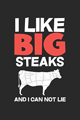 Mein Grillbuch: ♦ deine eigenen Grillrezepte auf einen Blick ♦ Vorausgefülltes Grillprotokoll für deine eigenen Rezepte und Fleisch-Kreationen ♦ ... Motiv: I like big steaks 12 (German Edition)