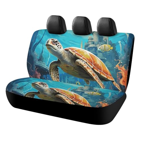 Housse de siège auto dauphins pour garder votre banquette propre après la plage