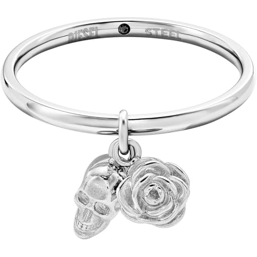 Diesel Men's Stainless Steel Band Rings – Ansicht 1